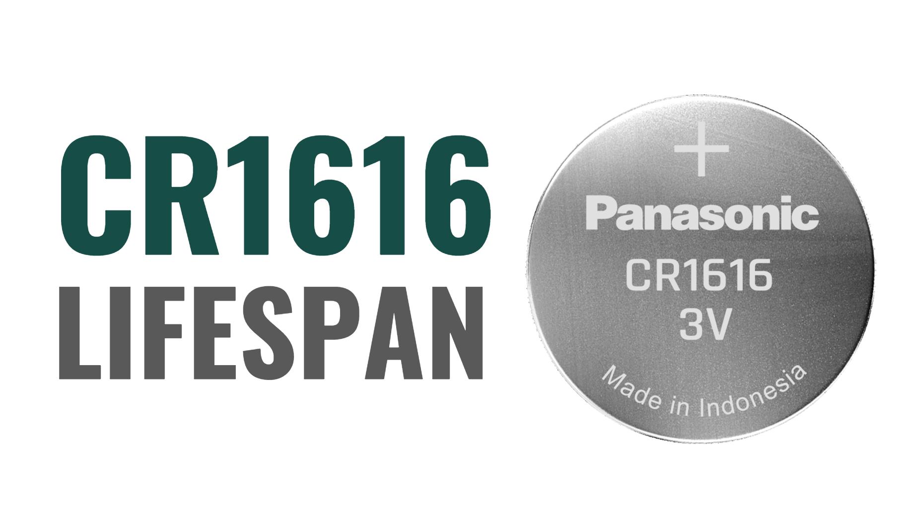 What is the Life Expectancy of a CR1616 Battery?